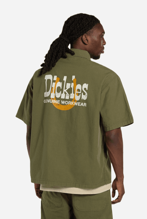 DICKIES camicia vernal uomo verde cipresso - 2