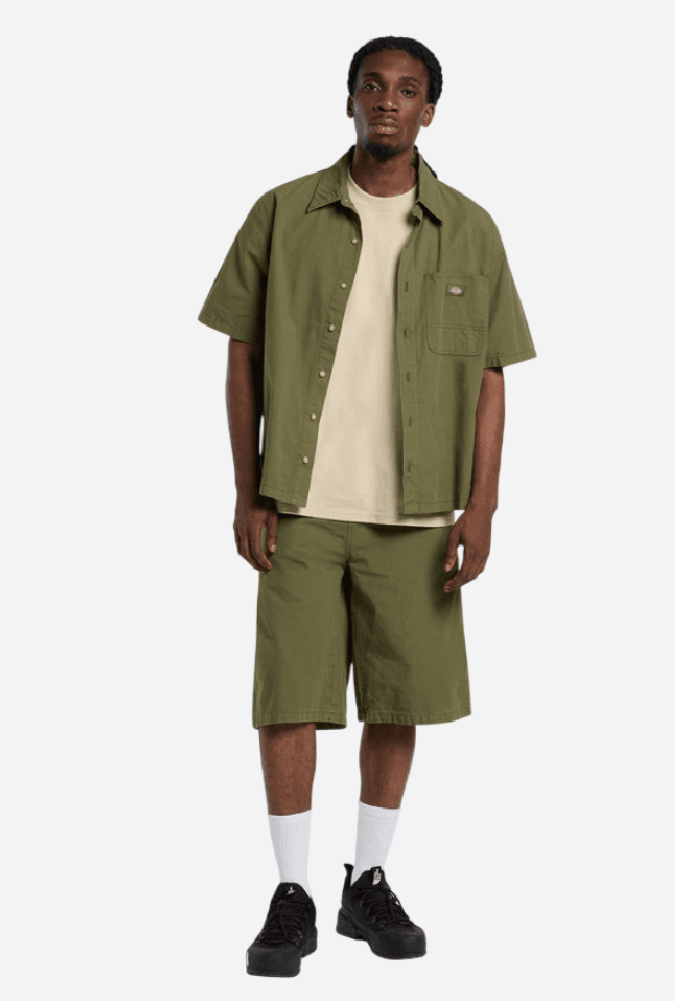 DICKIES camicia vernal uomo verde cipresso - 3
