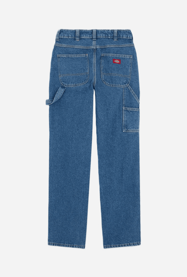 DICKIES jeans carpenter 993 donna blu medio - 3