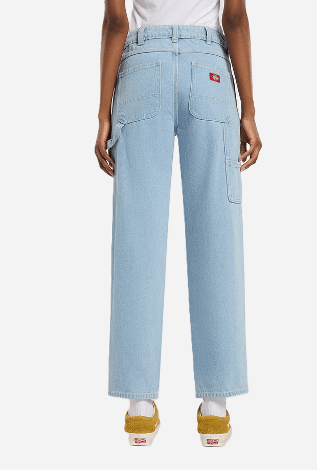 DICKIES jeans carpenter 993 donna blu chiaro - 4