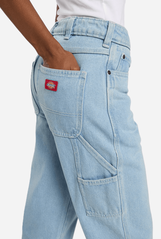 DICKIES jeans carpenter 993 donna blu chiaro - 5