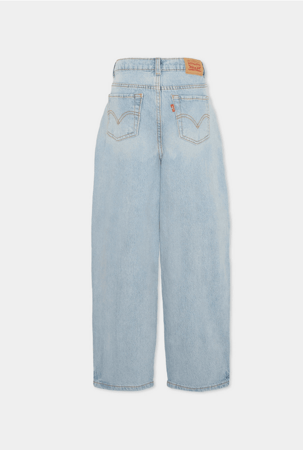 LEVI'S KIDS jeans baggy bambina blu denim - 2