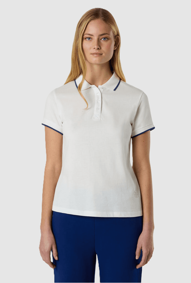 NORTH SAILS polo in modal donna bianco - 2