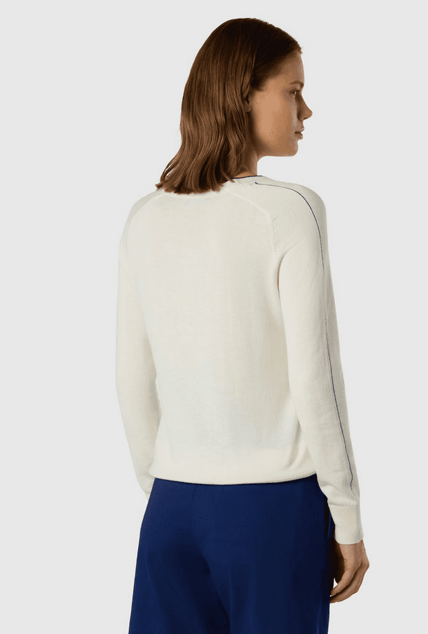 NORTH SAILS felpa girocollo donna bianco - 3