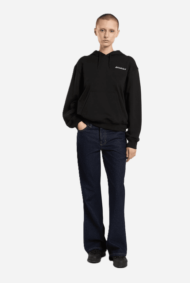 DICKIES felpa loretto con cappuccio donna nero - 5