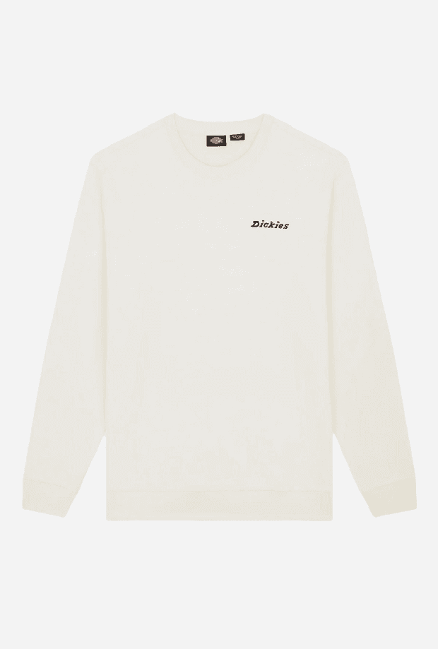 DICKIES felpa loretto girocollo uomo ecru – OTHER