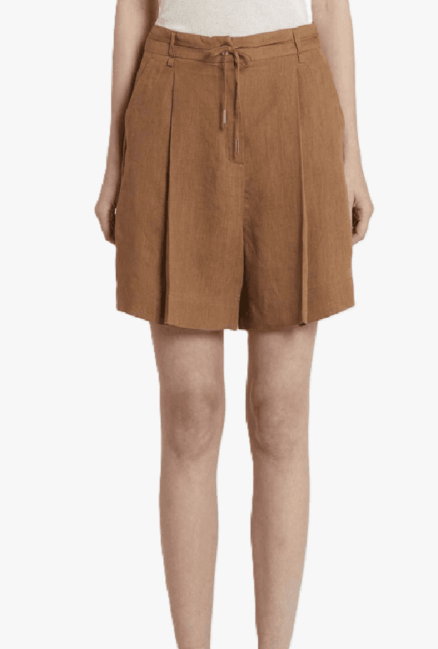 MARELLA shorts in lino donna tabacco