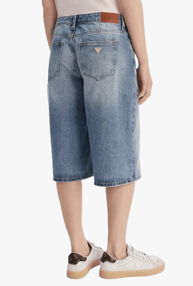 GUESS bermuda baggy donna blu - 2