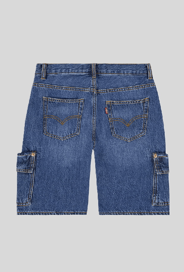 LEVI'S KIDS shorts cargo bambino blu - 2