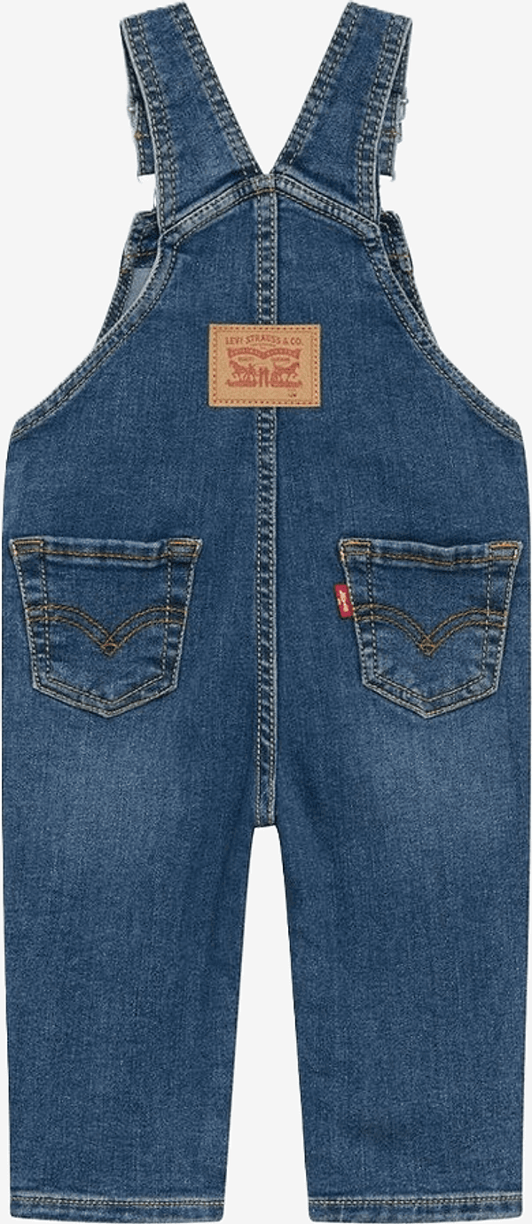 LEVI'S KIDS salopette neonato in denim blu - 2