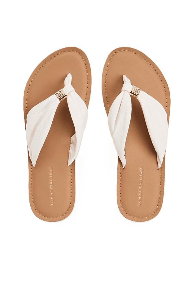 Tommy Hilfiger sandali infradito donna crema - 3
