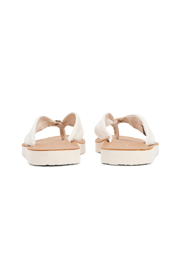 Tommy Hilfiger sandali infradito donna crema - 4