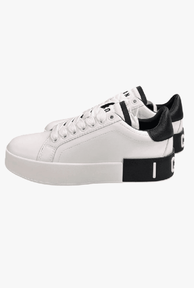 ICON scarpe donna bianco-nero - 3