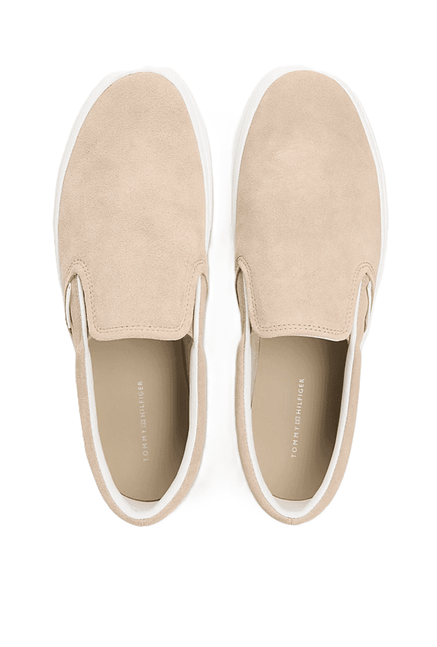 Tommy Hilfiger scarpe slip on uomno beige - 3