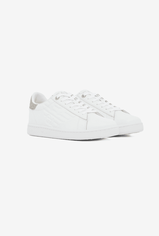 EA7 scarpe unisex bianco-beige - 2