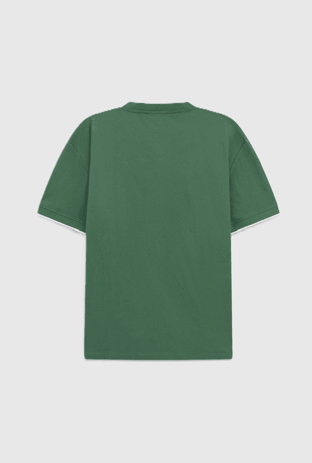 GAS t-shirt con bottoni uomo verde - 2