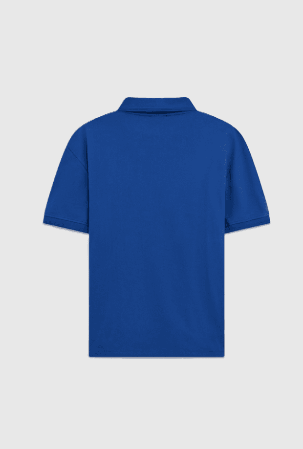 GAS polo slim fit uomo blu elettrico - 4