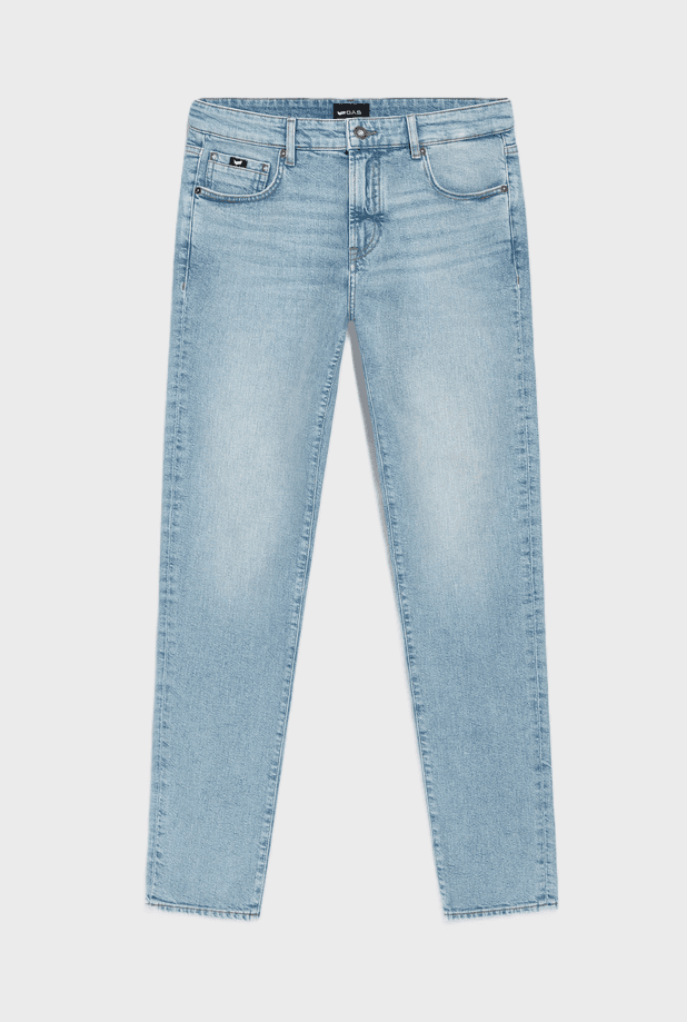 GAS jeans skinny fit uomo blu chiaro