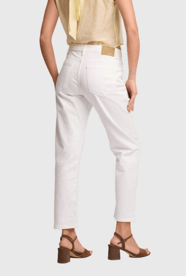 KOCCA pantalone slim fit donna bianco - 2