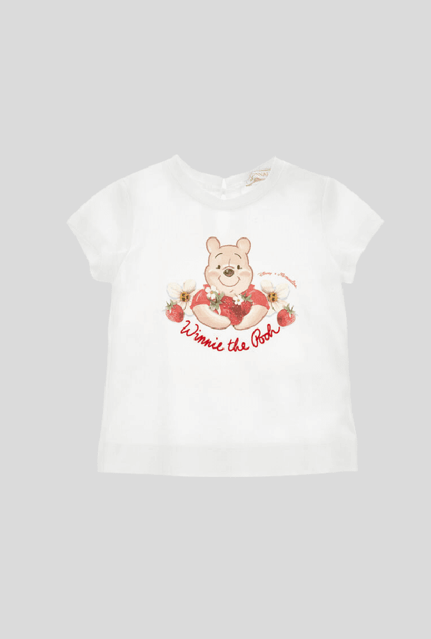 MONNALISA t-shirt winnie the pooh bambina bianco