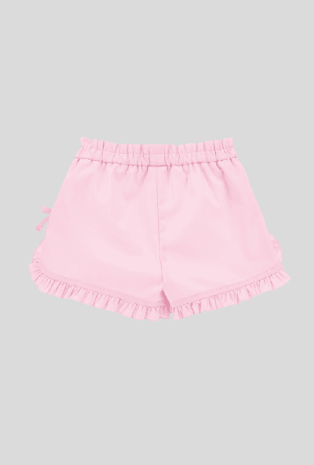 MONNALISA shorts con volant bambina rosa - 2