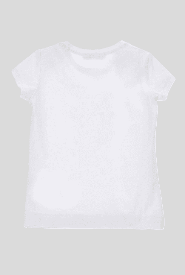 MONNALISA t-shirt cane bambina bianco - 2