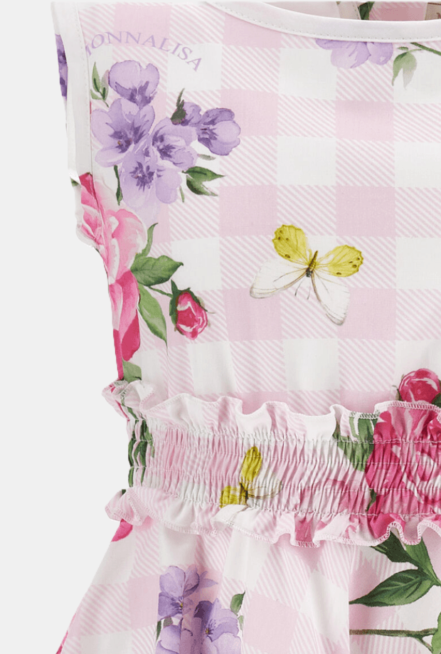 MONNALISA abito bambina a fantasia fiori - 3