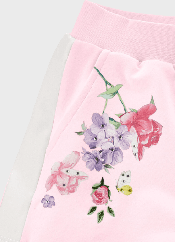 MONNALISA shorts a fiori bambina rosa - 3