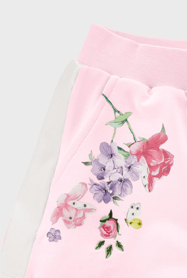 MONNALISA shorts a fiori bambina rosa - 3