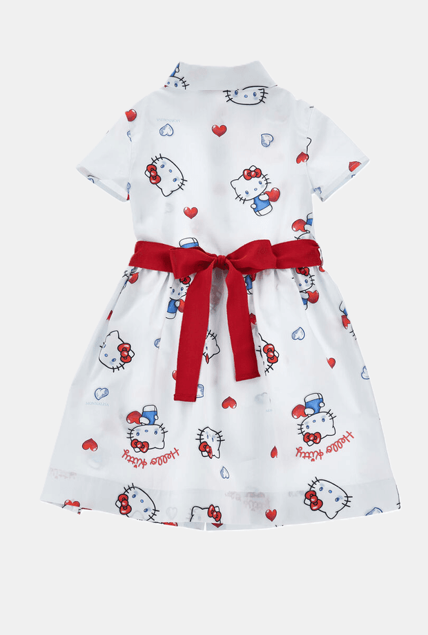 MONNALISA abito hello kitty bambina bianco - 2