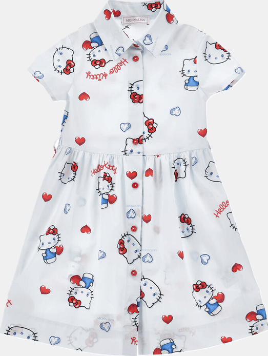 MONNALISA abito hello kitty bambina bianco - 4