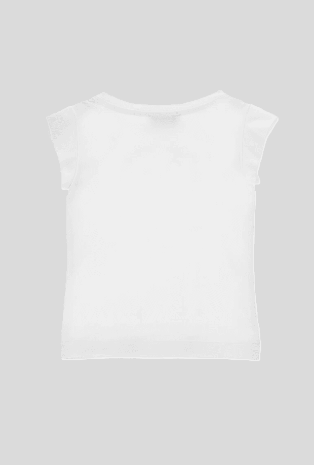 MONNALISA t-shirt caramella bambina bianco - 2