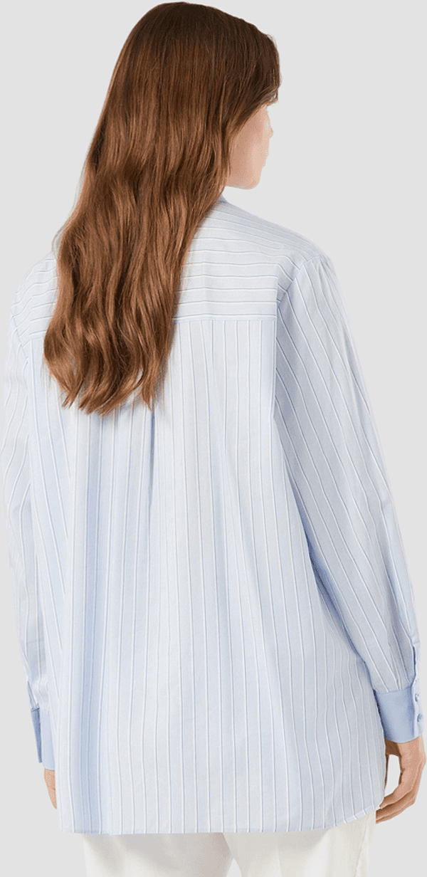 PERSONA camicia a righe donna azzurro - 3