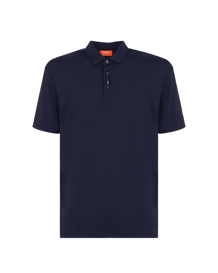 SUNS polo donato tek uomo dark blue - 4