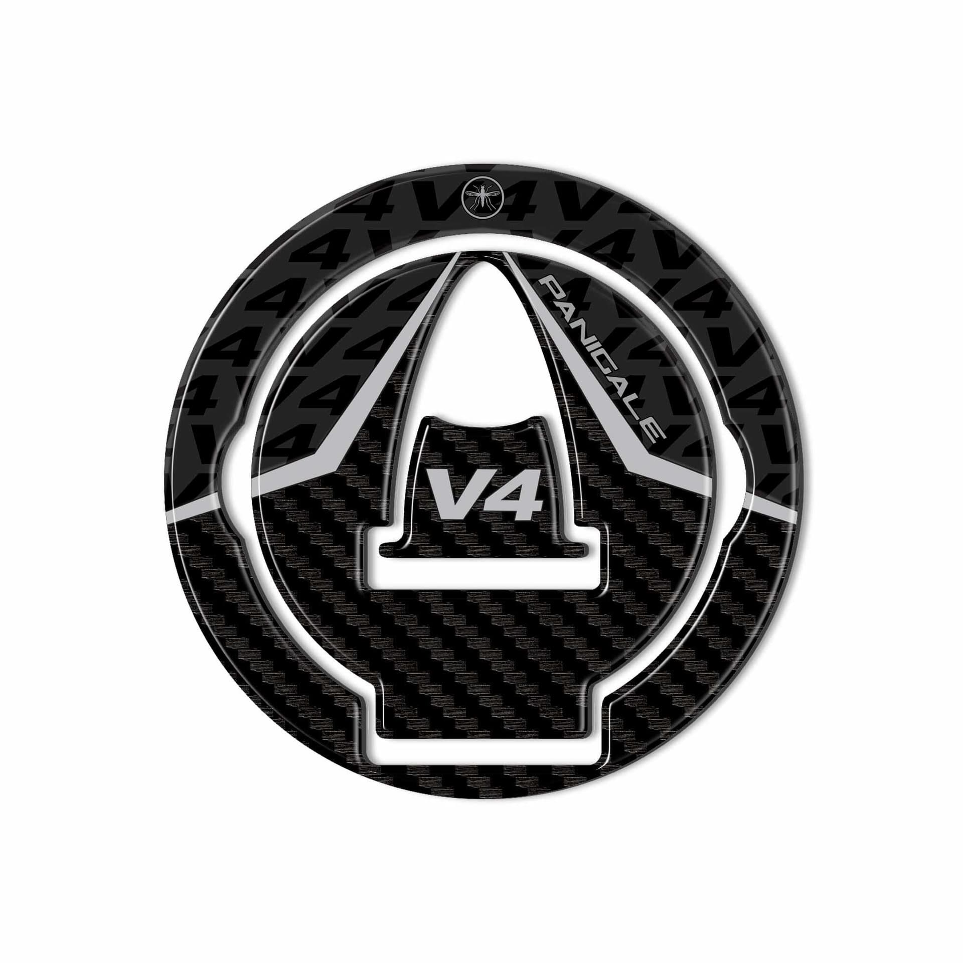 Adesivo 3D Tappo Serbatoio moto compatibile con Ducati Panigale V4 2018-2025 - 2