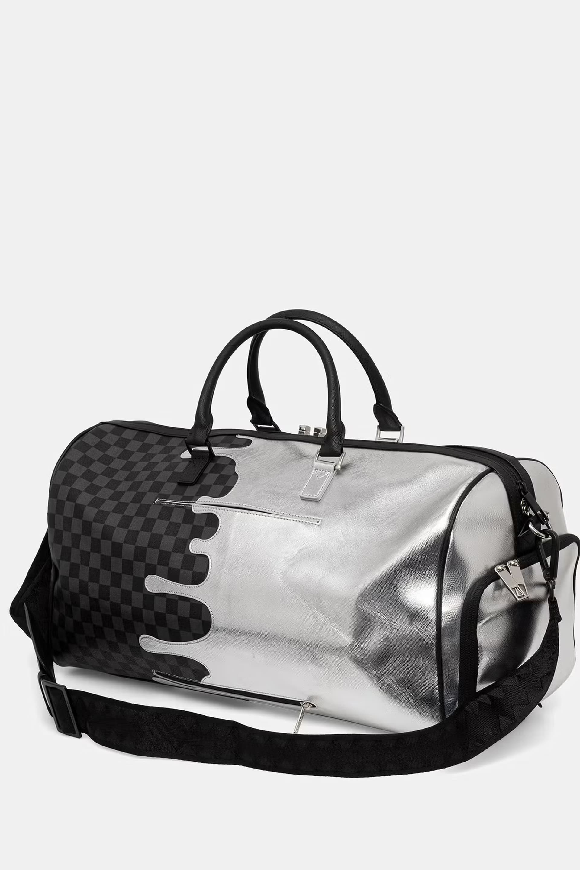 Sprayground Borsone Adulto unisex SPRAYGROUND Silver Side Drip Borsone unisex - 3