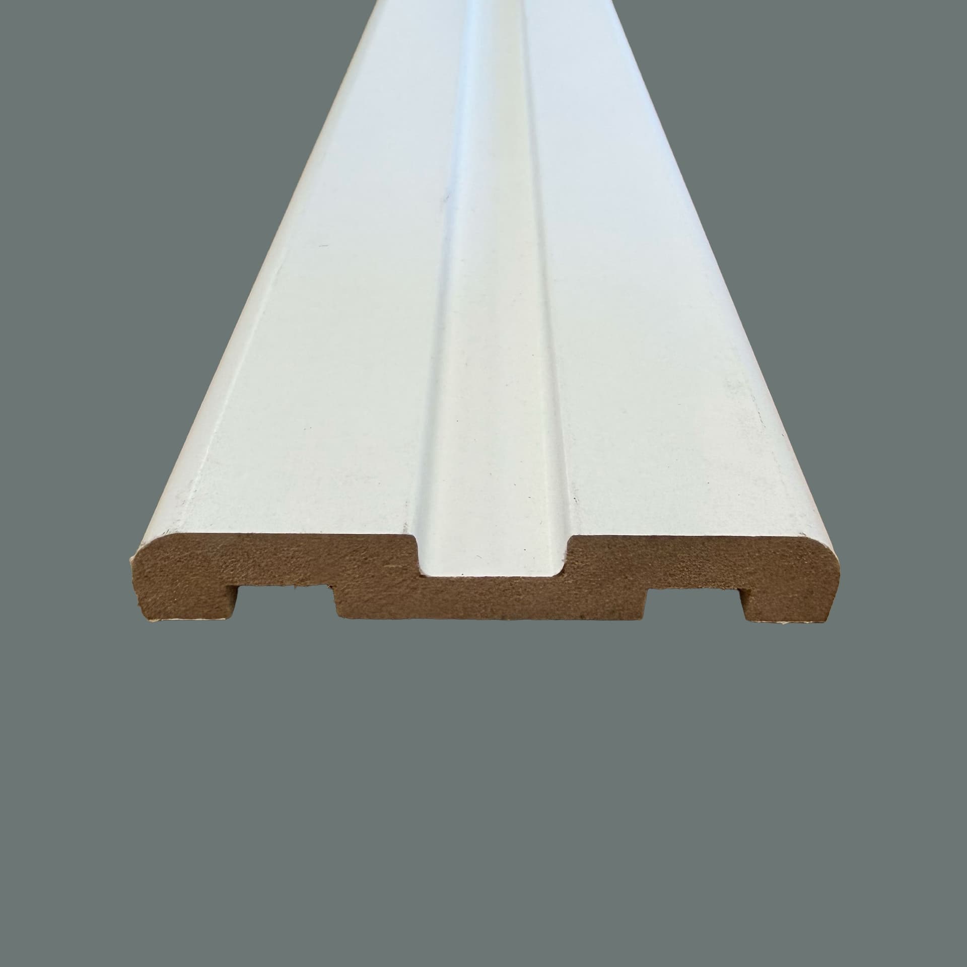 MOSTRINE per PORTE con incasso LED in FIBRA DI LEGNO bianco 80x15  (prezzo al metro) - 3