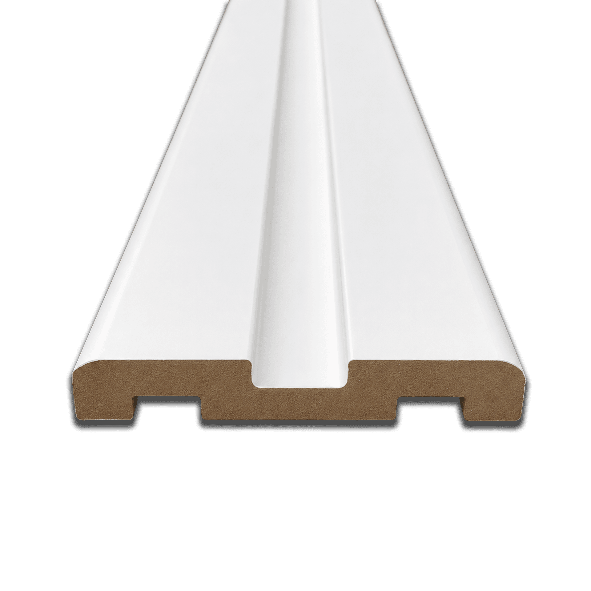 MOSTRINE per PORTE con incasso LED in FIBRA DI LEGNO bianco 80x15  (prezzo al metro) - 4