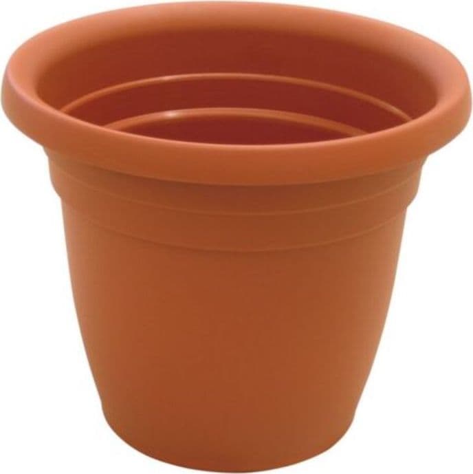 Vaso per piante campana thea in plastica - colore terracotta- ø cm.85x57h. - 3