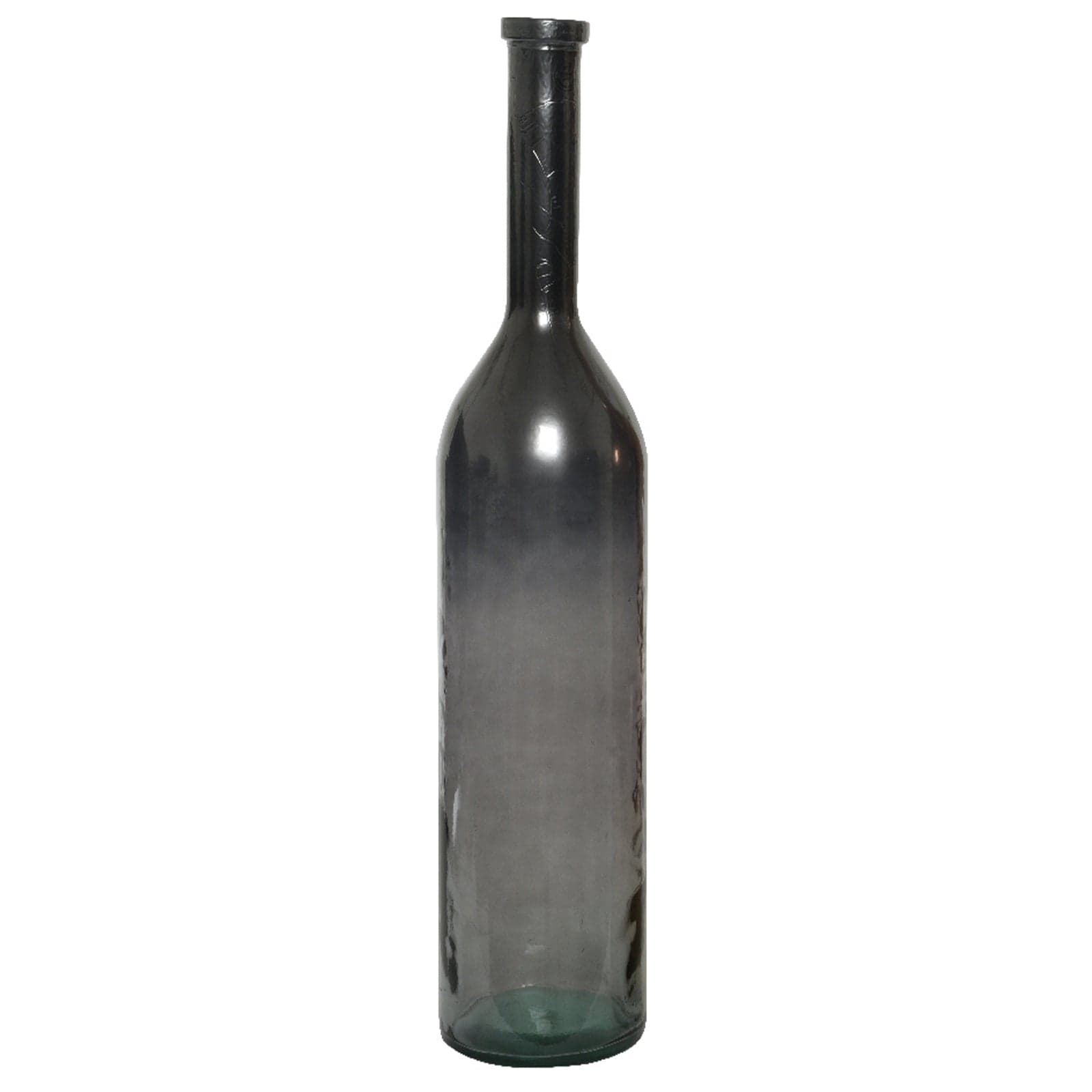 Vaso decorativo natalizio Bottiglia in vetro riciclato nero e oro per interno - 3