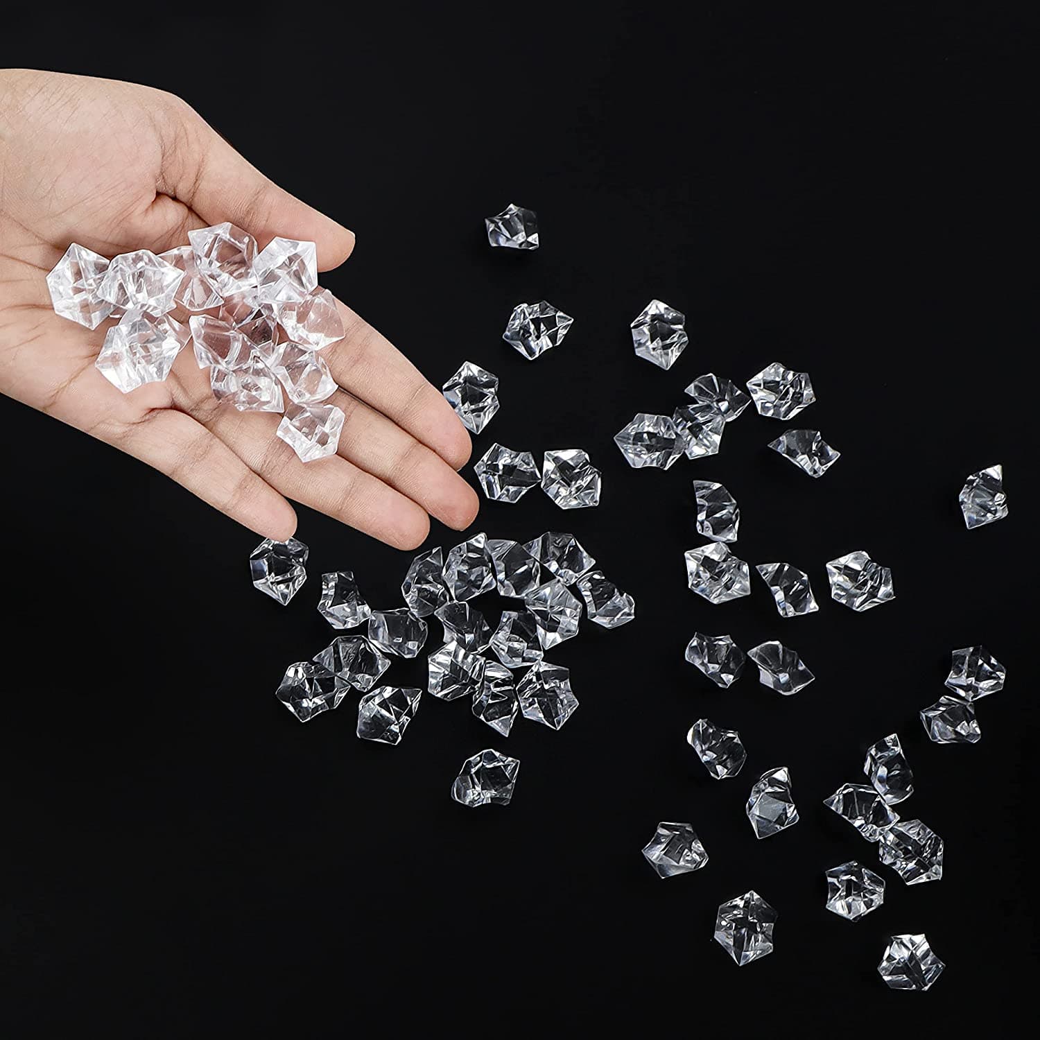 Diamanti Decorativi in Acrilico Trasparente per decorazioni natalizie 200 gr - 2
