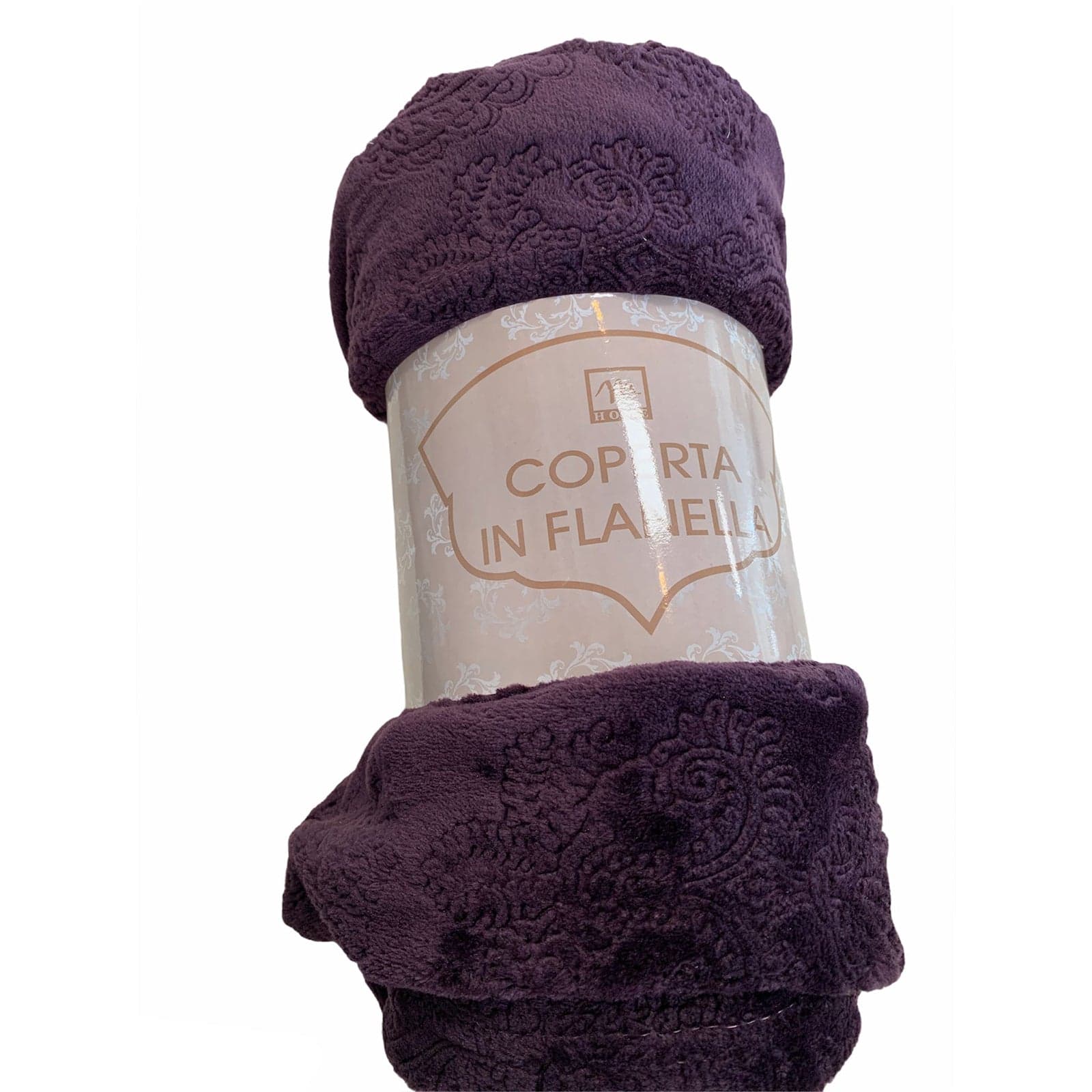 Coperta in flanella con decorati Pled morbido e caldo 130 x 160 cm - 1