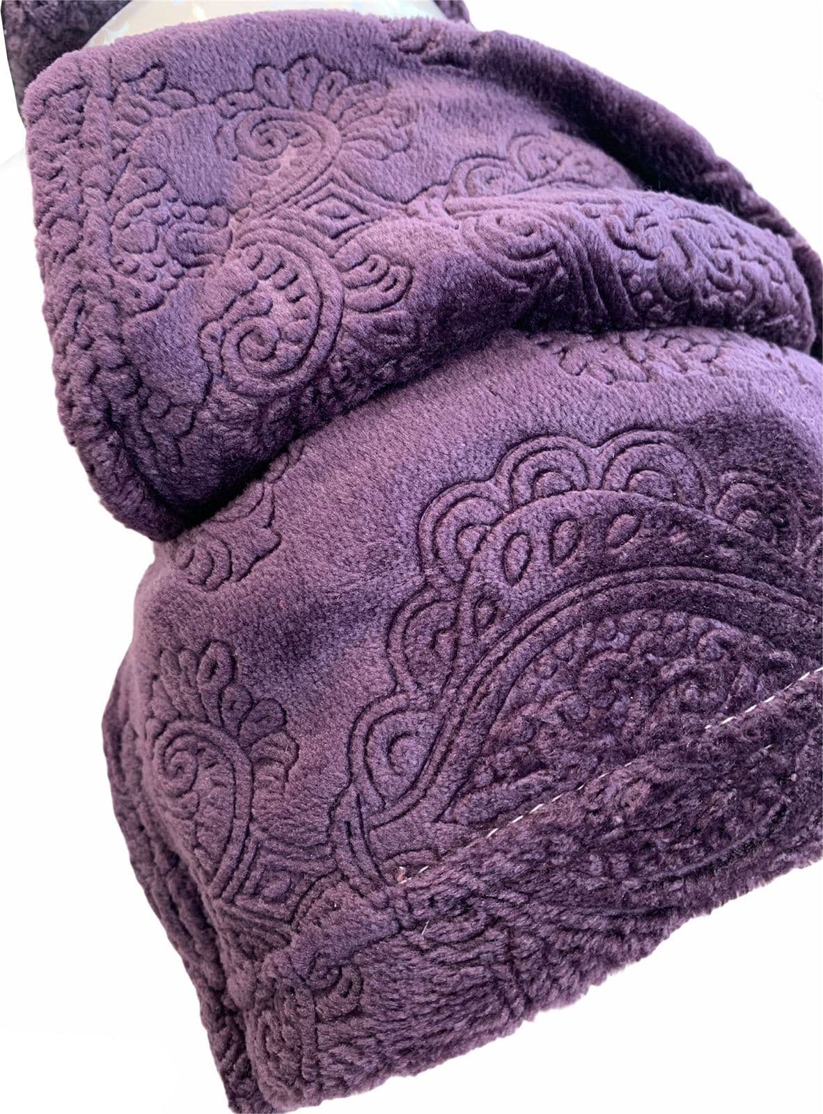 Coperta in flanella con decorati Pled morbido e caldo 130 x 160 cm - 4