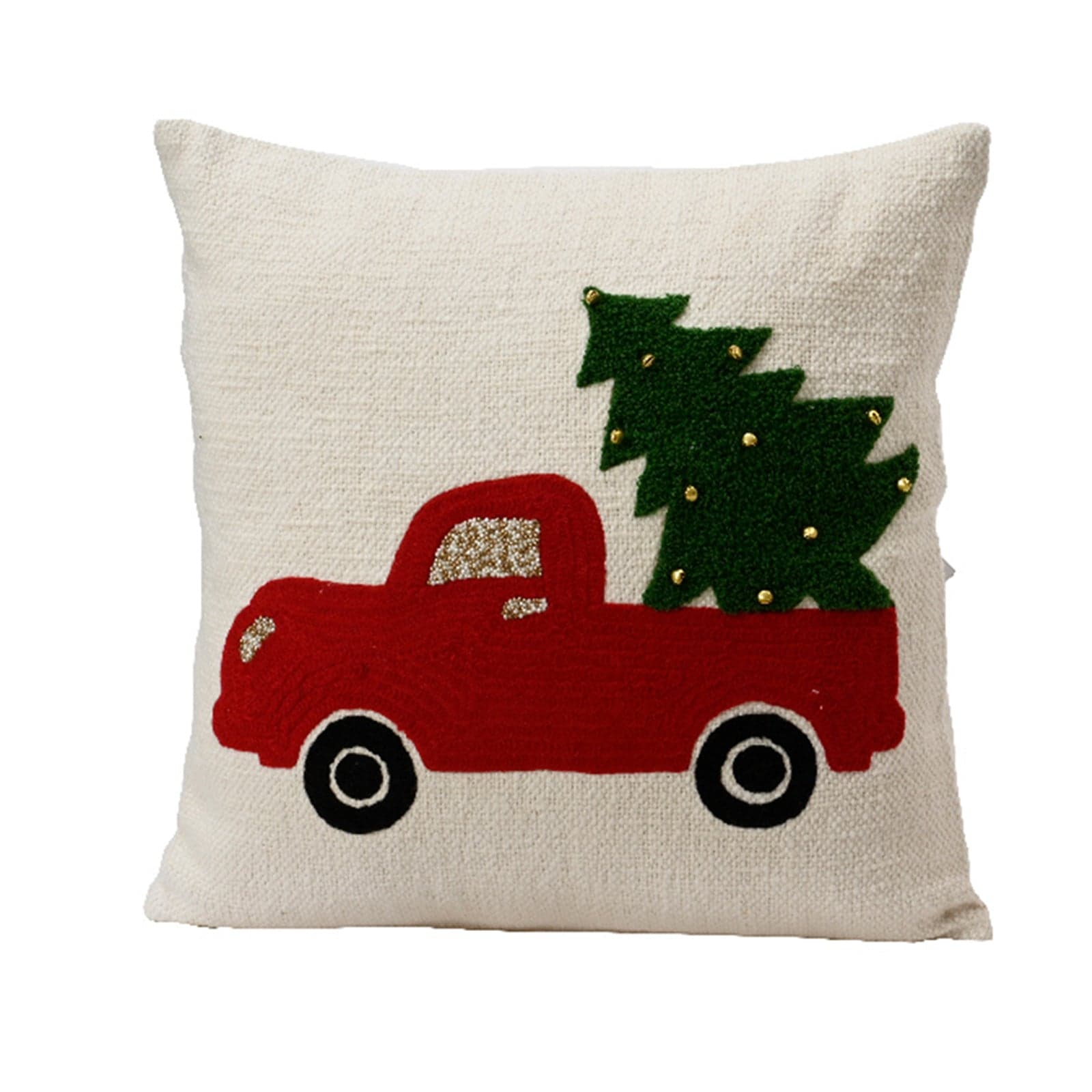 Cuscino in tessuto decorazione natalizia per sedie e poltrone 45 cm - 2