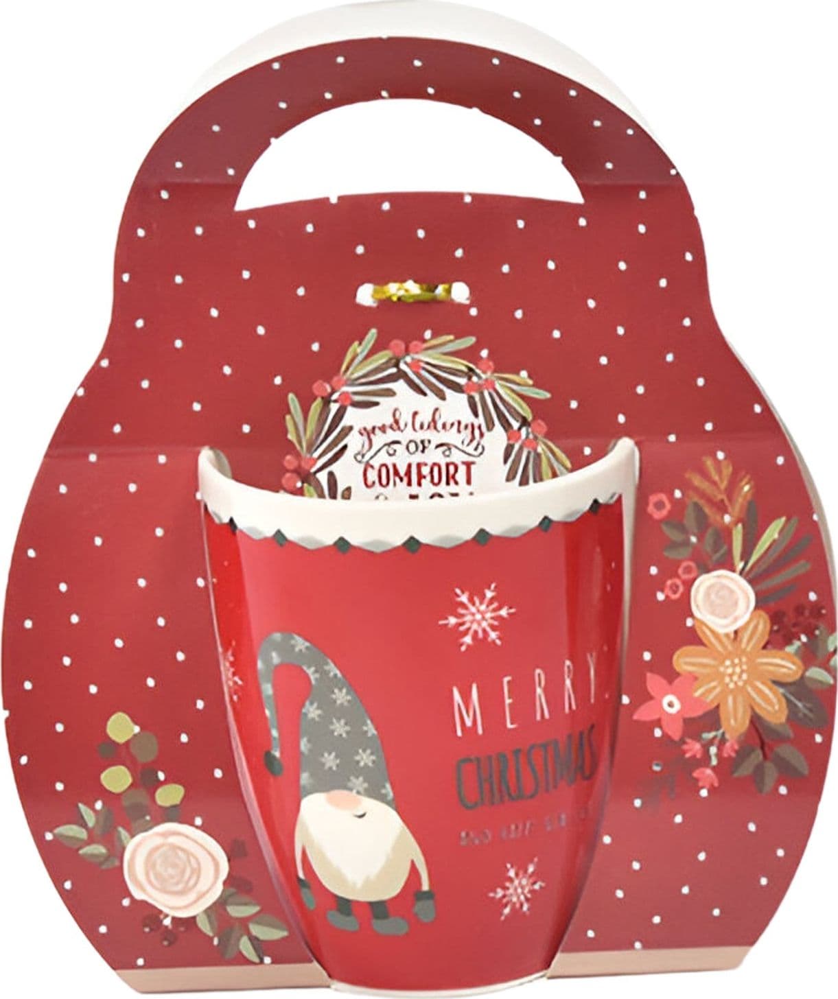 Tazza in ceramica natalizia con confezione regalo da 340 mL Ø 8,3 x 11,5 x h 10,5 cm - 3
