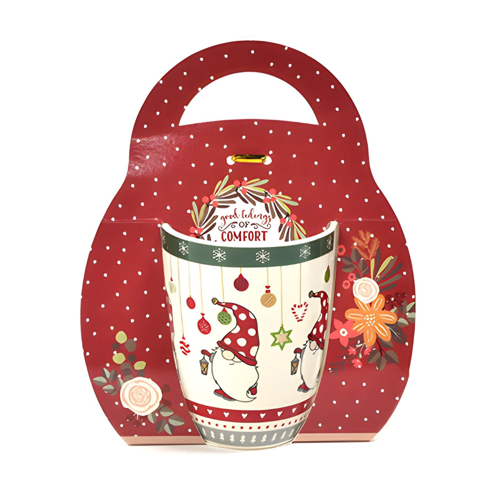 Tazza in ceramica natalizia con confezione regalo da 340 mL Ø 8,3 x 11,5 x h 10,5 cm - 2