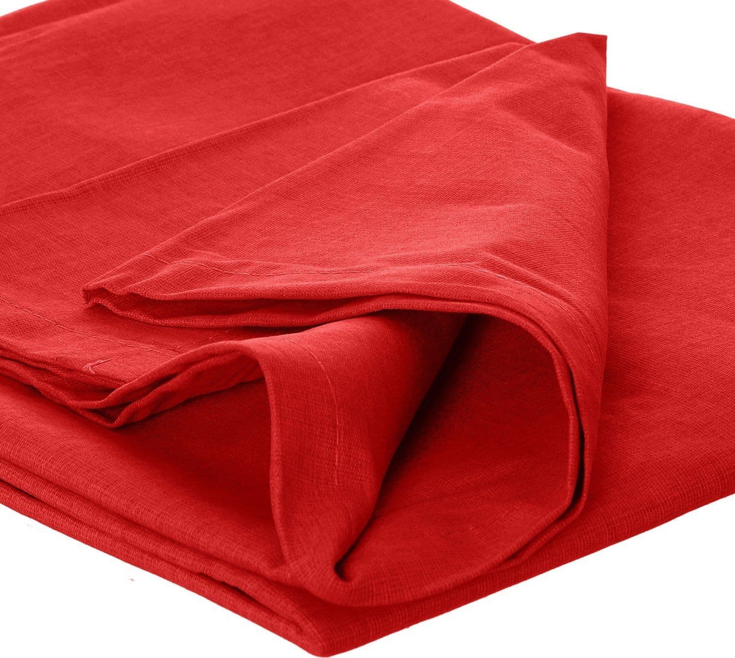 Tovaglia in cotone tinta unita per tavolo di Natale 140 x 240 cm - 4