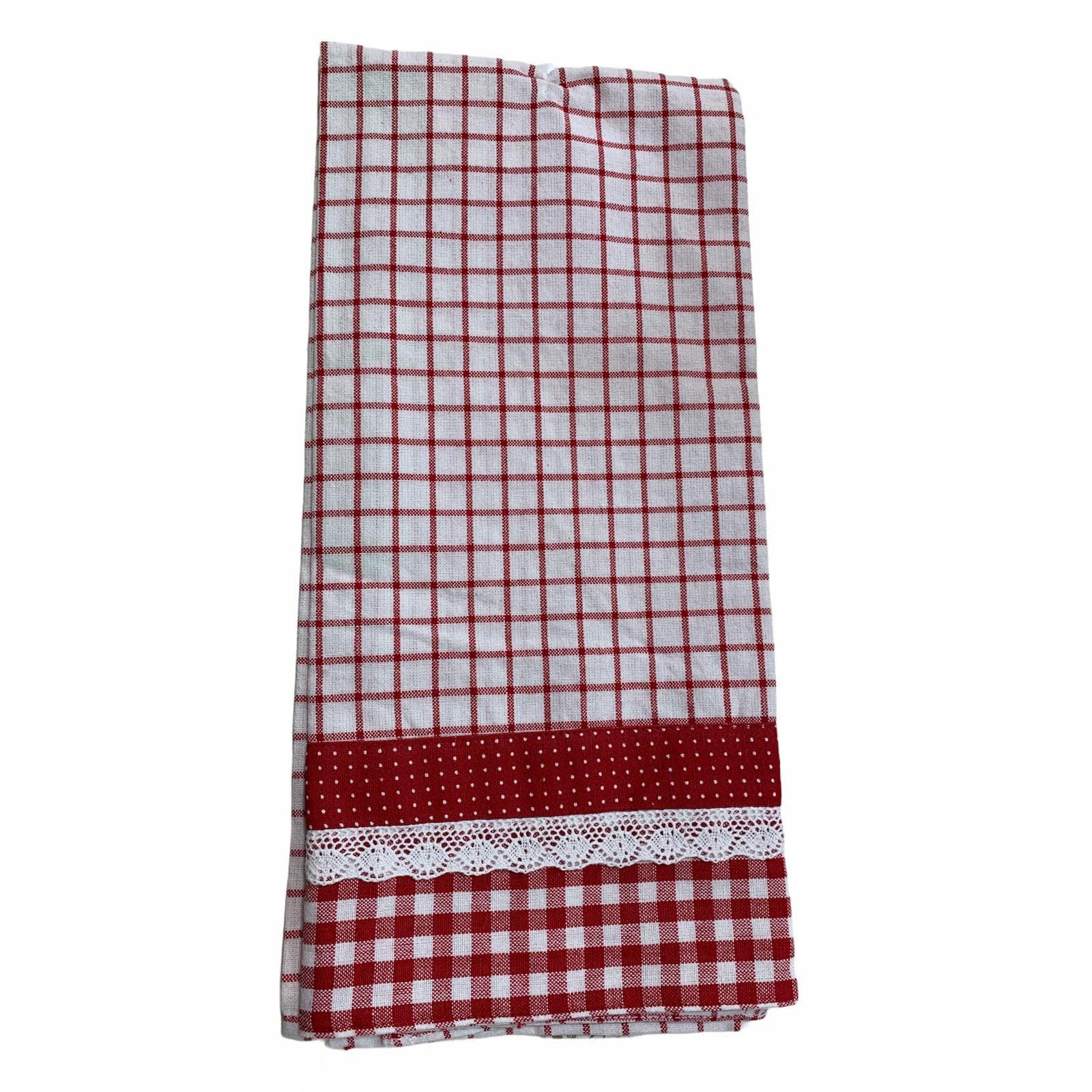 Canovaccio scozzese 100% cotone, strofinaccio 58 x 80 cm