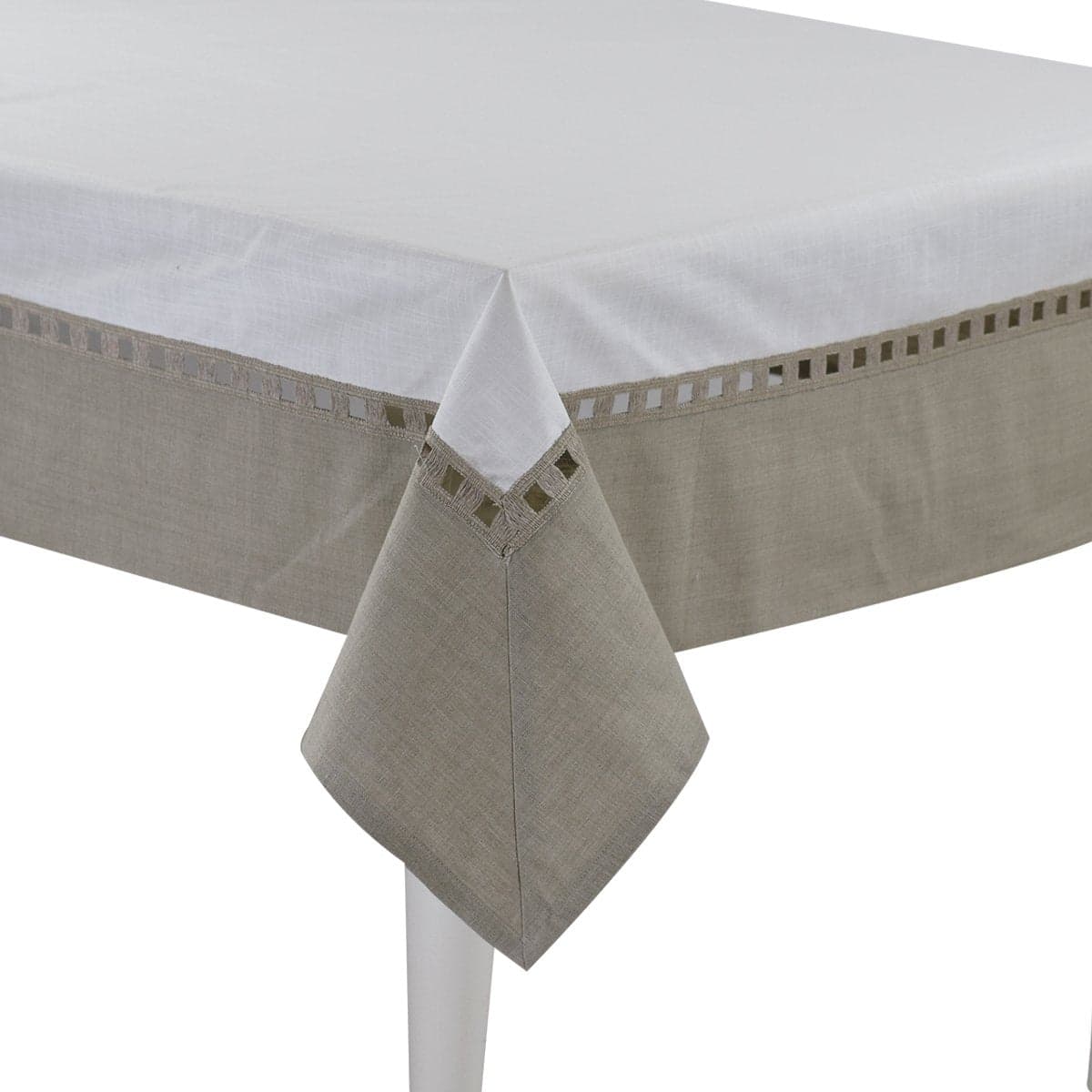 Tovaglia Ikebana idrorepellente in lino e cotone panama elegante - 4