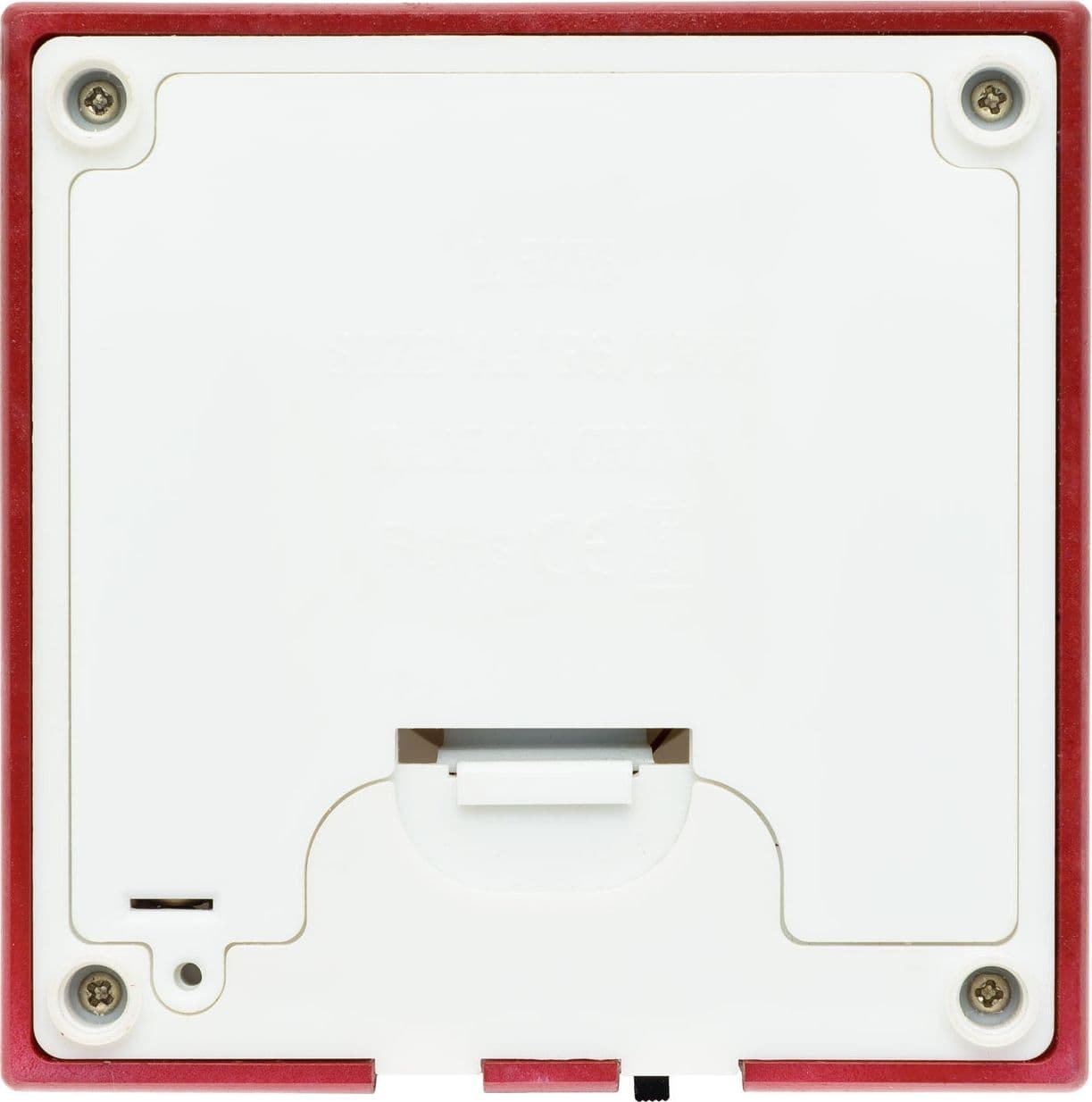 Lanterna natalizia a batteria rosso antico con nevicata glitter h 20 cm - 7